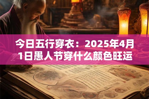 今日五行穿衣：2025年4月1日愚人节穿什么颜色旺运势