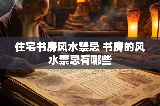 住宅书房风水禁忌 书房的风水禁忌有哪些 住宅书房风水禁忌 书房的风水禁忌有哪些
