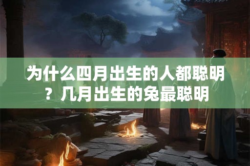 为什么四月出生的人都聪明?几月出生的兔最聪明 为什么四月出生的人都聪明?几月出生的兔最聪明