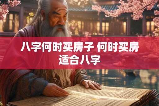八字何时买房子 何时买房适合八字 八字何时买房子 何时买房适合八字