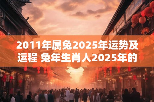 2011年属兔2025年运势及运程 兔年生肖人2025年的运势如何
