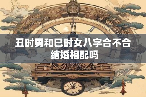 丑时男和巳时女八字合不合 结婚相配吗
