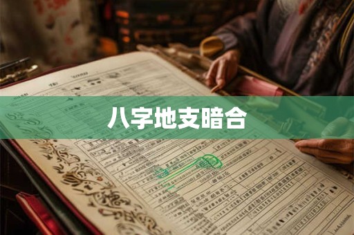 八字地支暗合