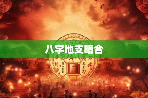 八字地支暗合