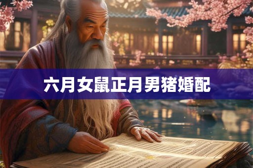 六月女鼠正月男猪婚配