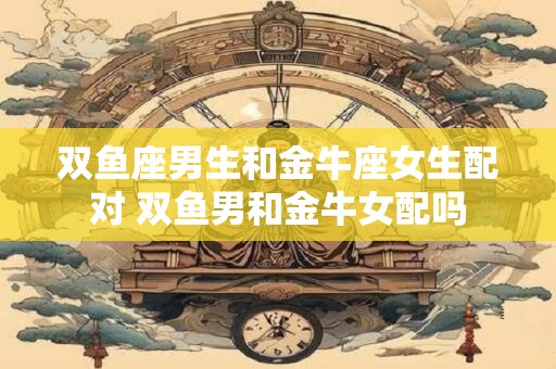 双鱼座男生和金牛座女生配对 双鱼男和金牛女配吗