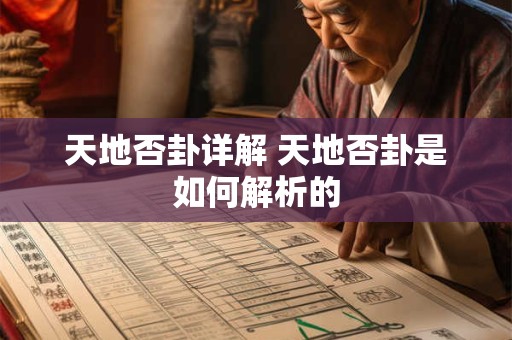 天地否卦详解 天地否卦是如何解析的