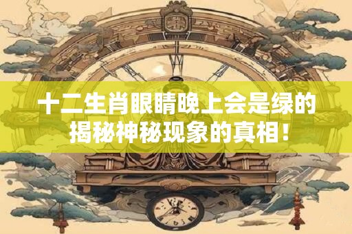 十二生肖眼睛晚上会是绿的 揭秘神秘现象的真相！