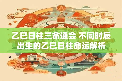 乙巳日柱三命通会 不同时辰出生的乙巳日柱命运解析