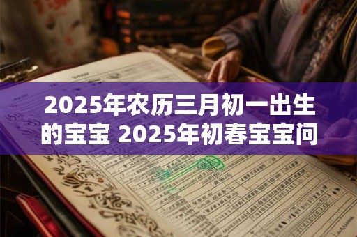 2025年农历三月初一出生的宝宝 2025年初春宝宝问世
