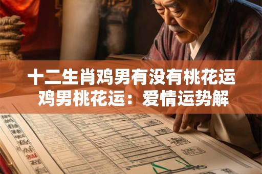 十二生肖鸡男有没有桃花运 鸡男桃花运：爱情运势解析