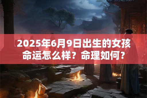 2025年6月9日出生的女孩命运怎么样？命理如何？
