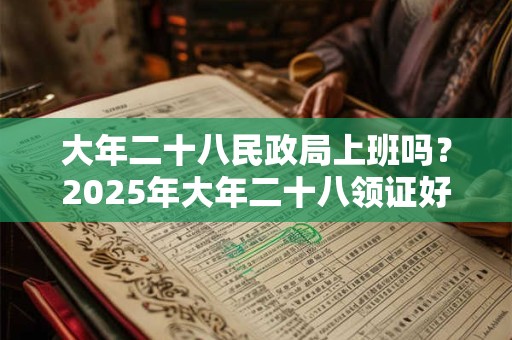 大年二十八民政局上班吗？2026年大年二十八领证好吗？
