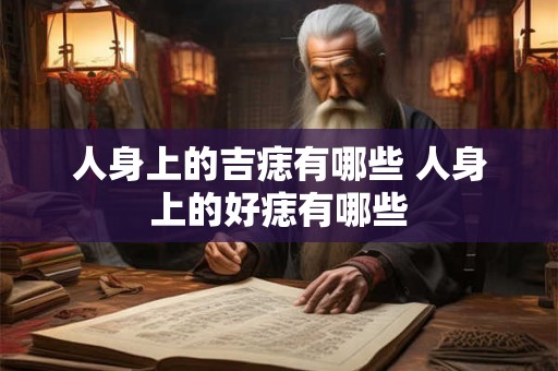 人身上的吉痣有哪些 人身上的好痣有哪些 人身上的吉痣有哪些 人身上的好痣有哪些