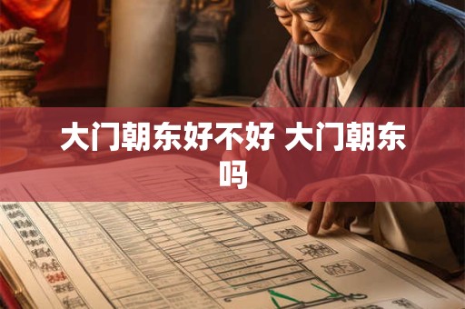 大门朝东好不好 大门朝东吗