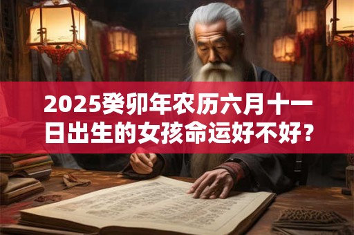 2025癸卯年农历六月十一日出生的女孩命运好不好？命理详解
