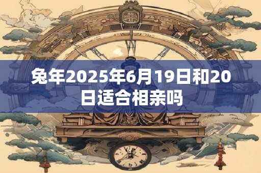 兔年2025年6月19日和20日适合相亲吗 兔年2025年6月19日和20日适合相亲吗