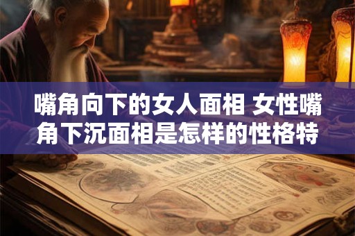 嘴角向下的女人面相 女性嘴角下沉面相是怎样的性格特征