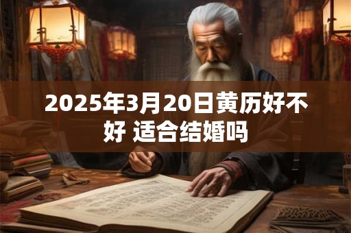 2025年3月20日黄历好不好 适合结婚吗
