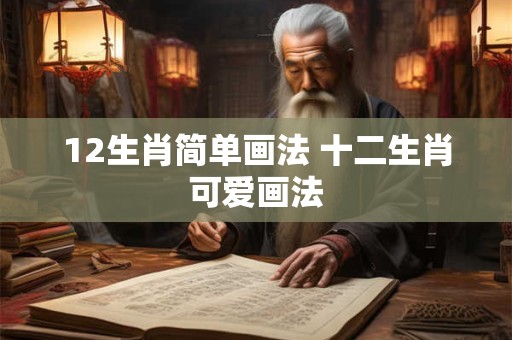 12生肖简单画法 十二生肖可爱画法