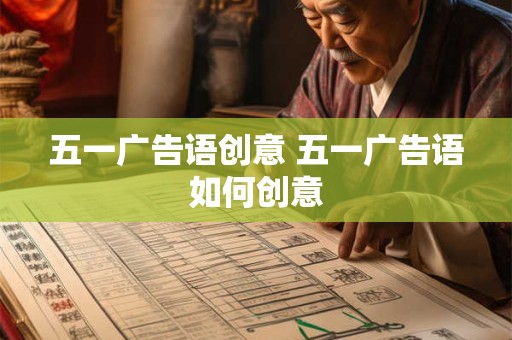 五一广告语创意 五一广告语如何创意