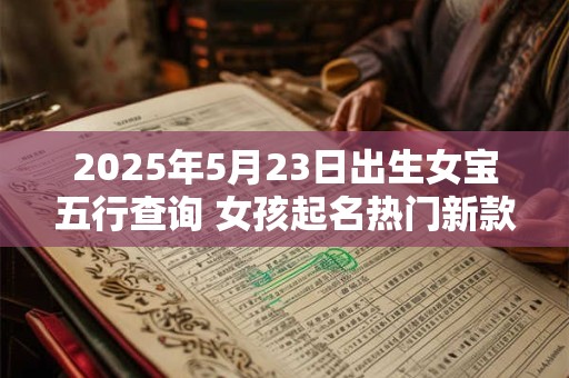 2025年5月23日出生女宝五行查询 女孩起名热门新款