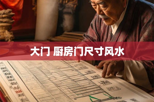大门 厨房门尺寸风水