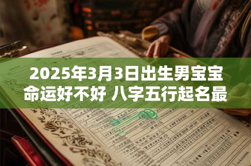 2025年3月3日出生男宝宝命运好不好 八字五行起名最全款 2025年3月3日出生男宝宝命运好不好 八字五行起名最全款