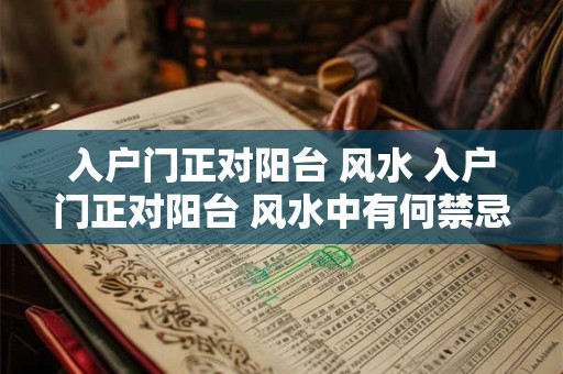入户门正对阳台 风水 入户门正对阳台 风水中有何禁忌