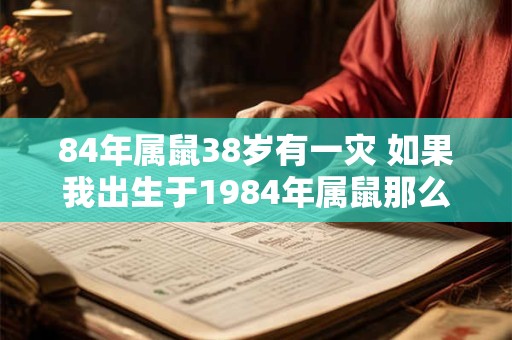 84年属鼠38岁有一灾 如果我出生于1984年属鼠那么在38岁时是否会遭受一次灾难 84年属鼠38岁有一灾 如果我出生于1984年属鼠那么在38岁时是否会遭受一次灾难