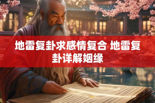 地雷复卦求感情复合 地雷复卦详解姻缘