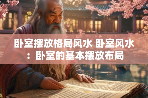卧室摆放格局风水 卧室风水：卧室的基本摆放布局
