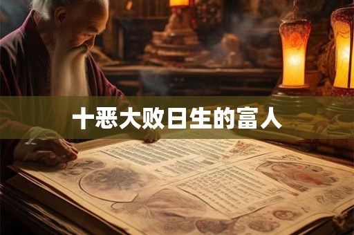 十恶大败日生的富人
