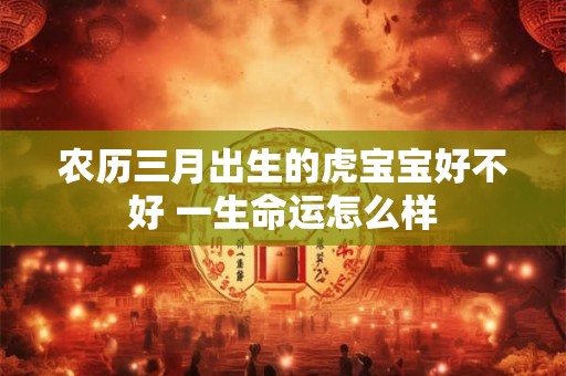 农历三月出生的虎宝宝好不好 一生命运怎么样