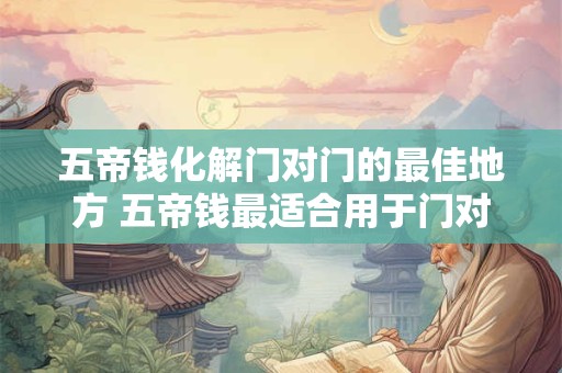 五帝钱化解门对门的最佳地方 五帝钱最适合用于门对门吗