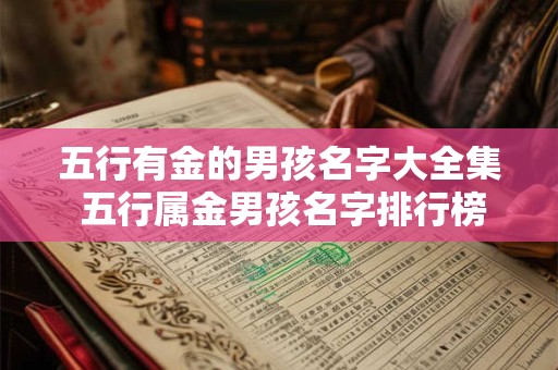 五行有金的男孩名字大全集 五行属金男孩名字排行榜