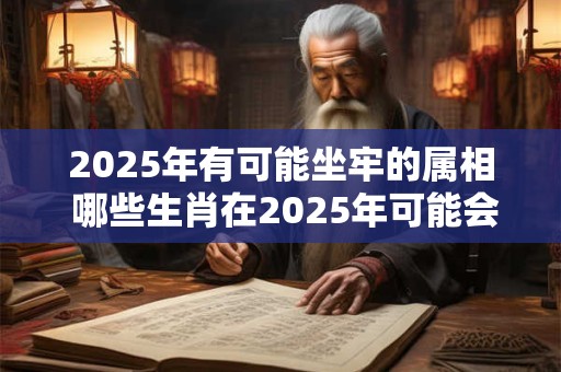 2025年有可能坐牢的属相 哪些生肖在2025年可能会被关进监狱