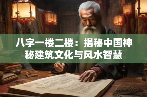 八字一楼二楼:揭秘中国神秘建筑文化与风水智慧 八字一楼二楼:揭秘中国神秘建筑文化与风水智慧