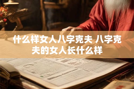 什么样女人八字克夫 八字克夫的女人长什么样