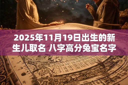 2025年11月19日出生的新生儿取名 八字高分兔宝名字