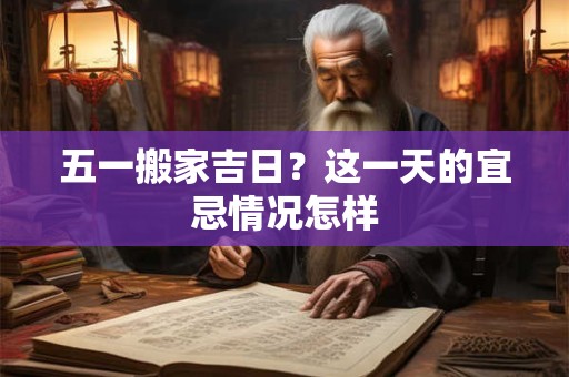 五一搬家吉日？这一天的宜忌情况怎样