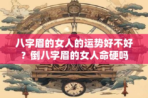 八字眉的女人的运势好不好？倒八字眉的女人命硬吗