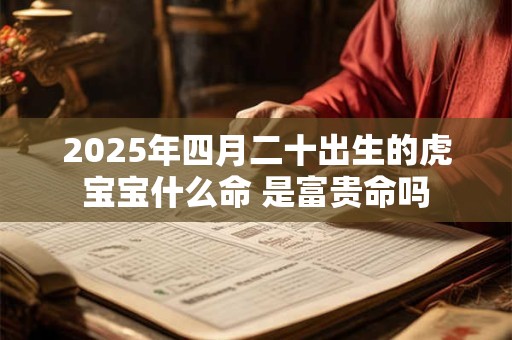 2025年四月二十出生的虎宝宝什么命 是富贵命吗