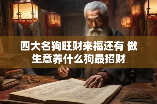 四大名狗旺财来福还有 做生意养什么狗最招财