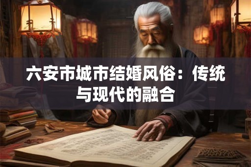 六安市城市结婚风俗：传统与现代的融合
