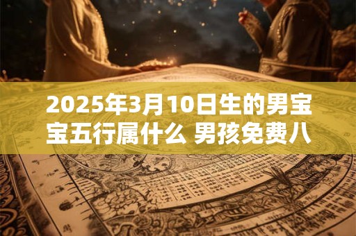 2025年3月10日生的男宝宝五行属什么 男孩免费八字起名