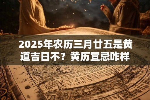 2025年农历三月廿五是黄道吉日不?黄历宜忌咋样 2025年农历三月廿五是黄道吉日不?黄历宜忌咋样