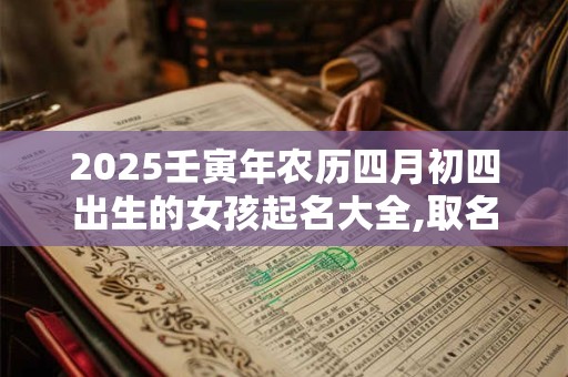 2025壬寅年农历四月初四出生的女孩起名大全,取名技巧推荐 2025壬寅年农历四月初四出生的女孩起名大全,取名技巧推荐