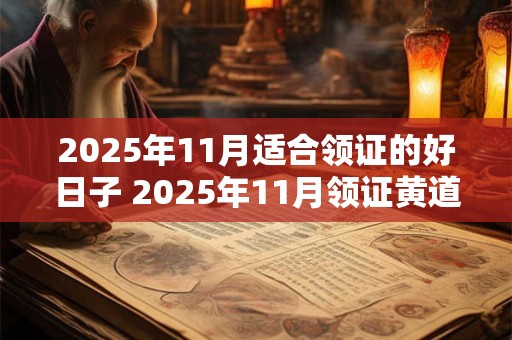 2025年11月适合领证的好日子 2025年11月领证黄道吉日查询
