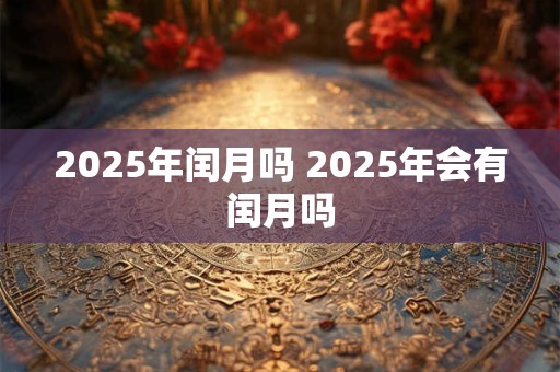 2025年闰月吗 2025年会有闰月吗 2025年闰月吗 2025年会有闰月吗